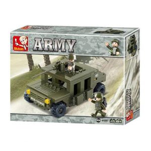 Sluban Army Armoured Squad Car - 175 PCS