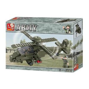 Sluban Army Attack Helicopter - 199 PCS