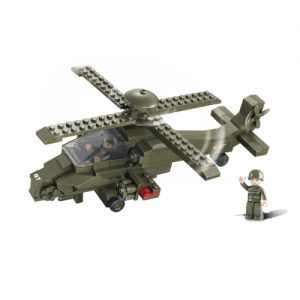 Sluban Army Attack Helicopter - 199 PCS