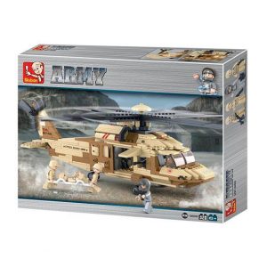 Sluban Army Utility Helicopter - 434 PCS