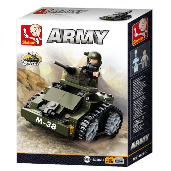 Sluban Army Armoured Car - 151 PCS