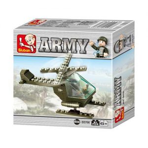 Sluban Army Attack Helicopter - 51 PCS