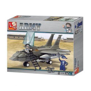 Sluban Army F-15 Fighter Jet - 142 PCS